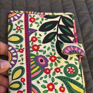 Vera Bradley Purple and Green Floral Wallet